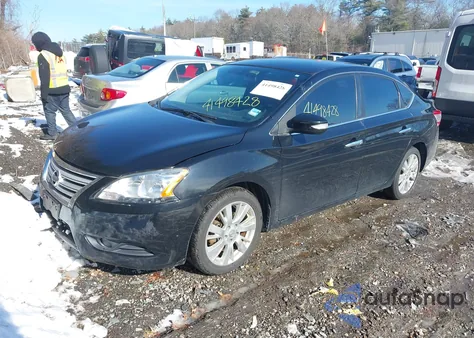 2013 Nissan Sentra Sl из США, поврежденный, VIN 3N1AB7AP7DL668991